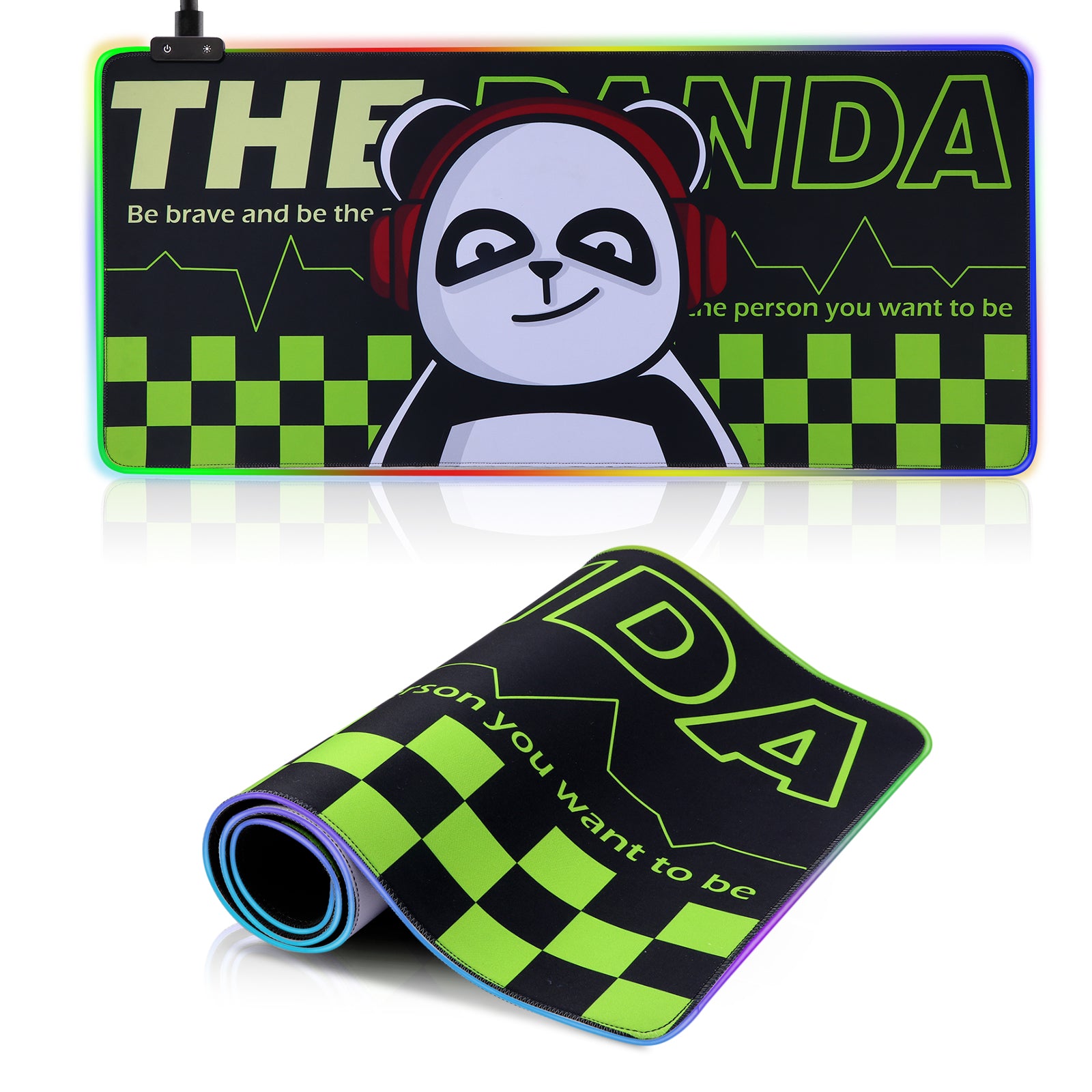 EPOMAKER Cyber Panda Gaming Desk Mat