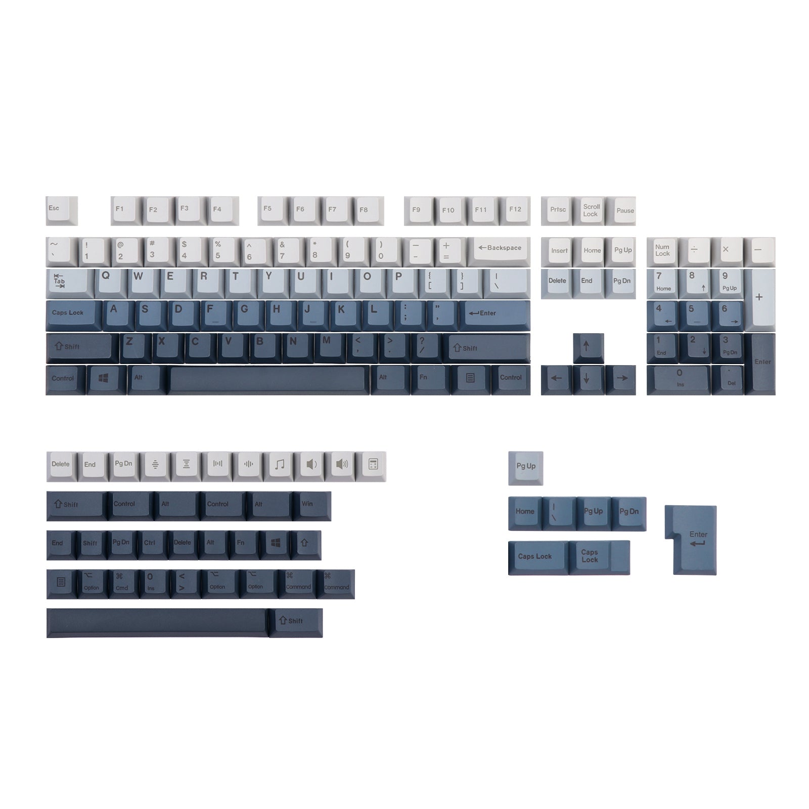EPOMAKER AquaShift Keycaps for Custom Keyboards