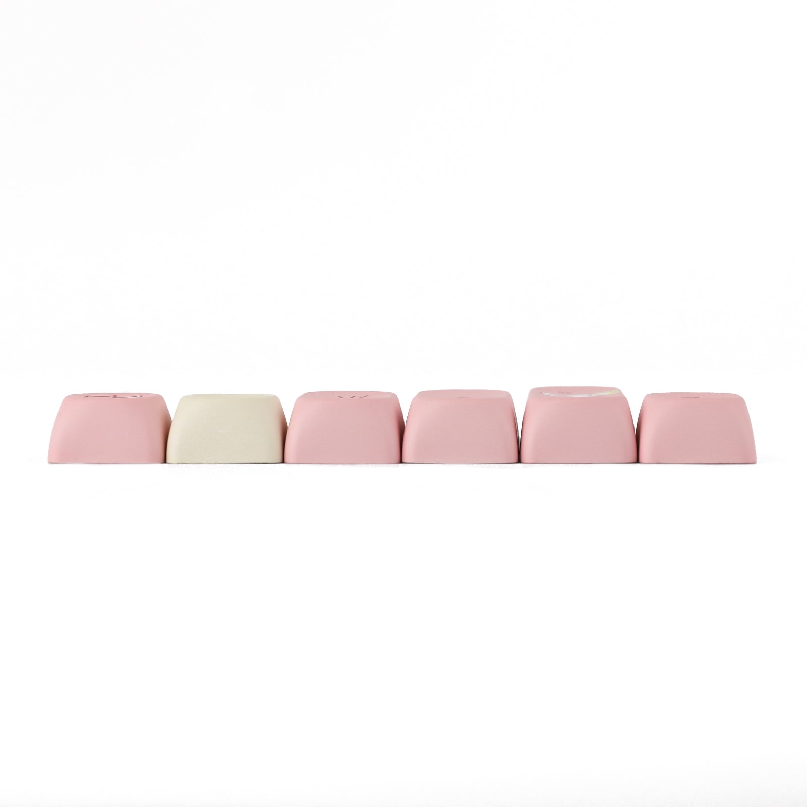 Cream Bunny Keycaps for Mechanical Keyboards