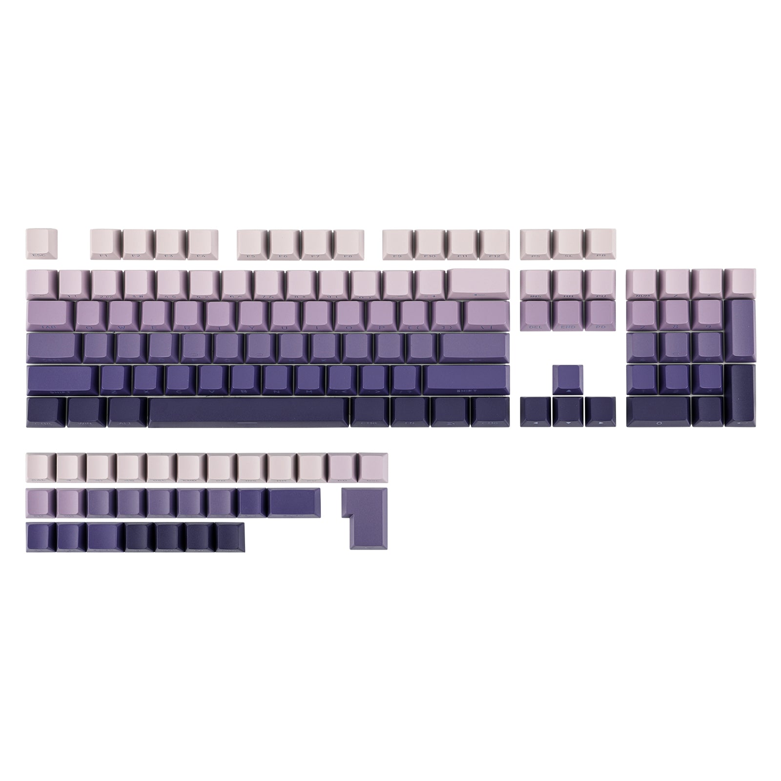 Lavender Keycaps Set for Mechanical Keyboards
