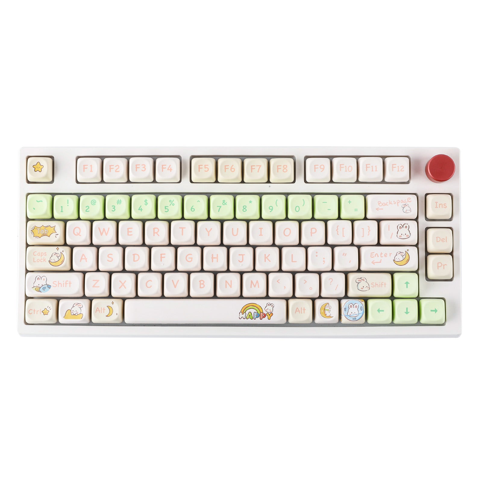 Starry Bunny Custom Keycaps for Mechanical Keyboards