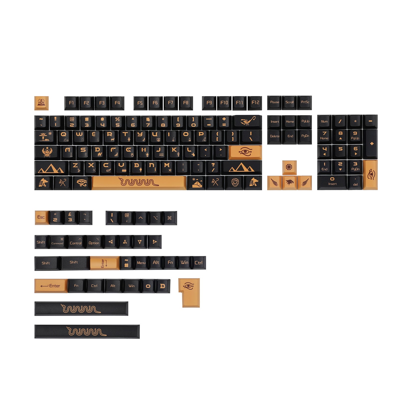 EPOMAKER Temple Keycaps for Mechanical Keyboards